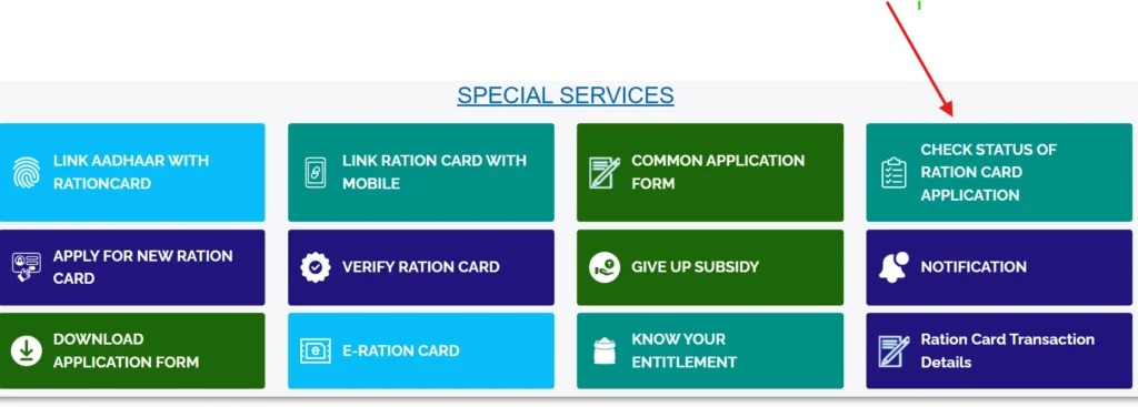 WBPDS Ration Card Status 